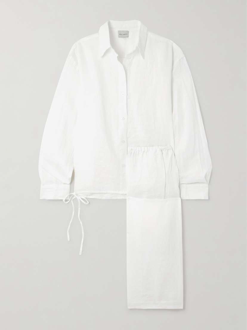 Deiji Studios Linen Shirt And Pants Set