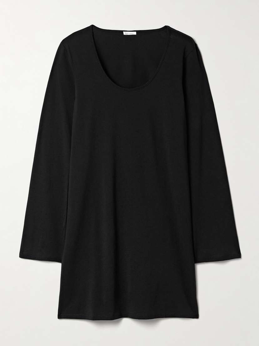 Skin Carmine Organic Pima Cotton-jersey Nightdress