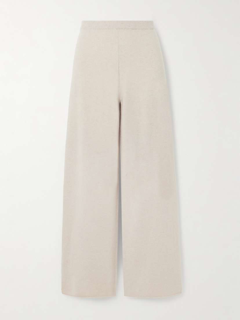 Skin Payton Cashmere Wide-leg Pants