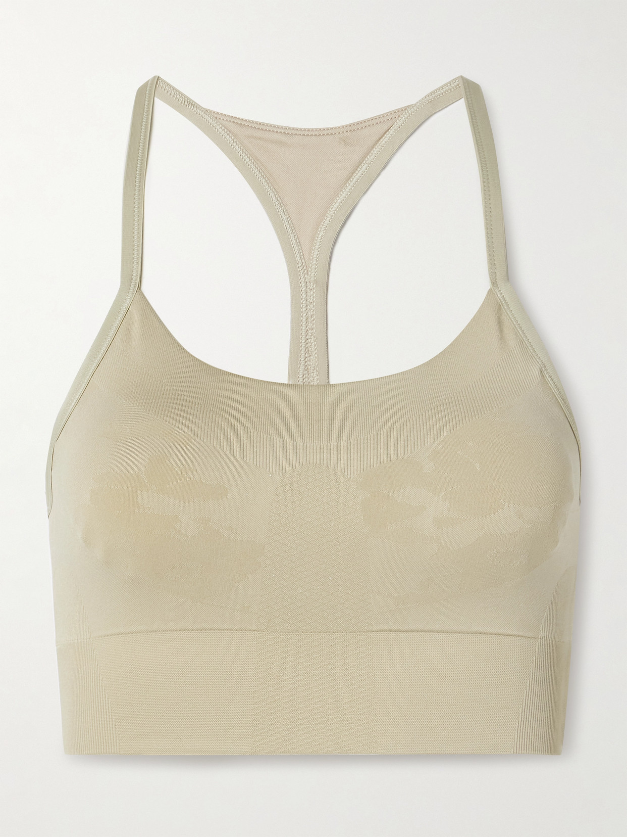 Adidas By Stella Mccartney Truestrength Stretch Recycled-jacquard Sports Bra