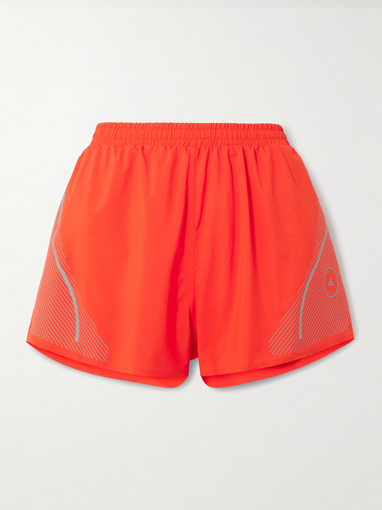 Adidas By Stella Mccartney Truepace Recycled-shell Shorts In Red