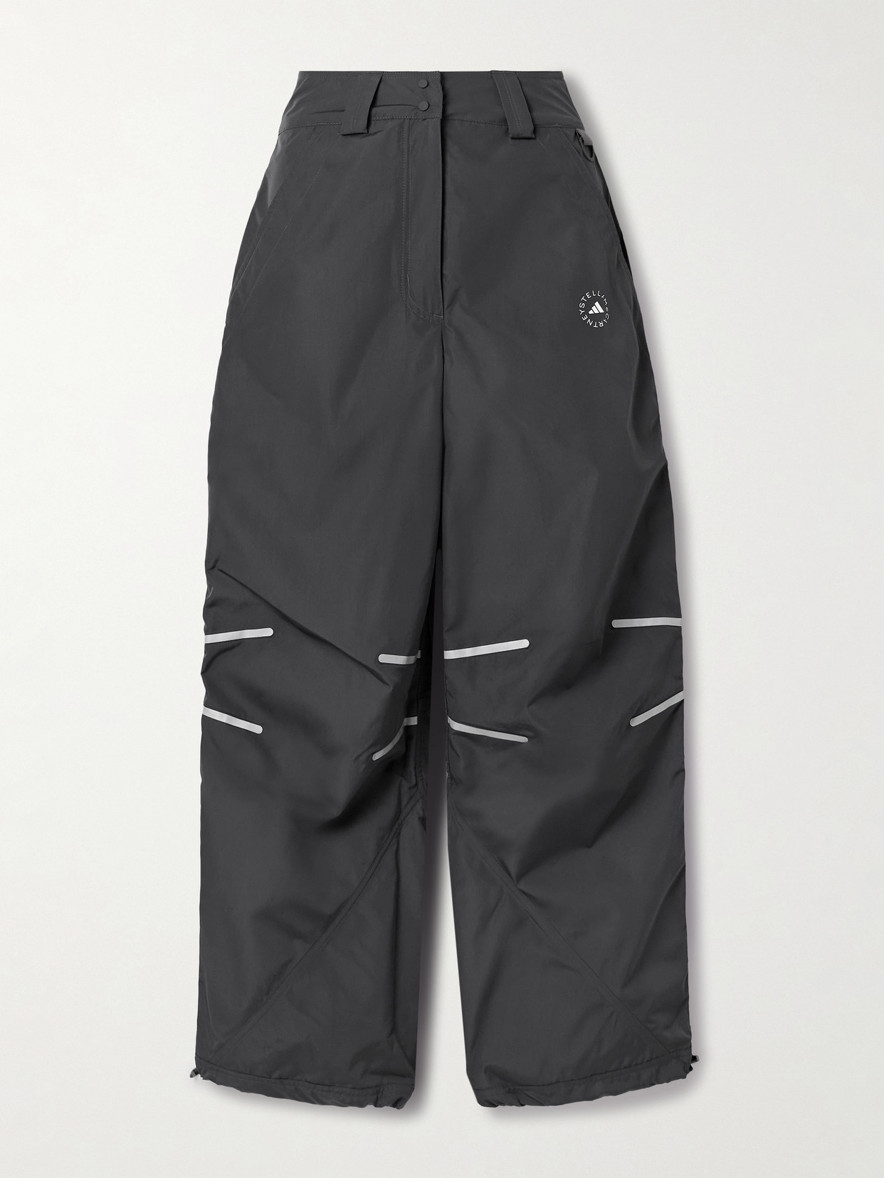 Adidas By Stella Mccartney Truecasuals Recycled-shell Barrel-leg Track Pants