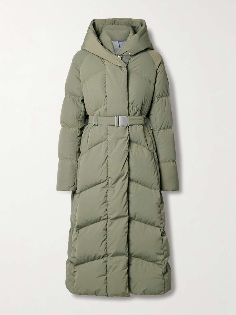 Canada Goose Marlow Belted Hooded Quilted Ventera Down Jacket