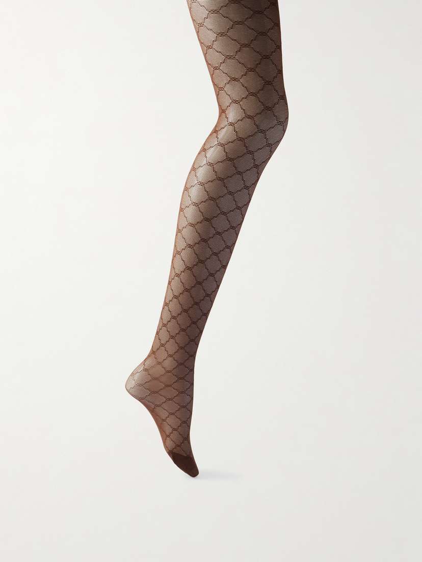 Wolford Sheer 30 Denier Jacquard-knit Tights