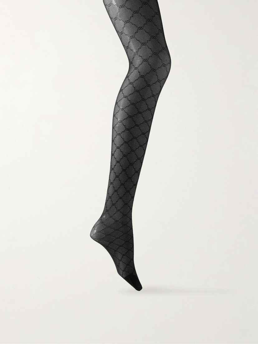Wolford Sheer 30 Denier Jacquard-knit Tights