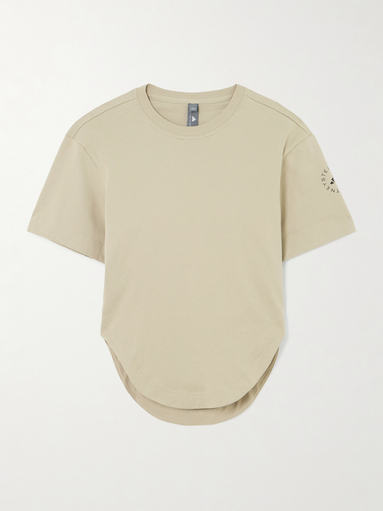 adidas by Stella McCartney - Cotton-jersey Top - Sand