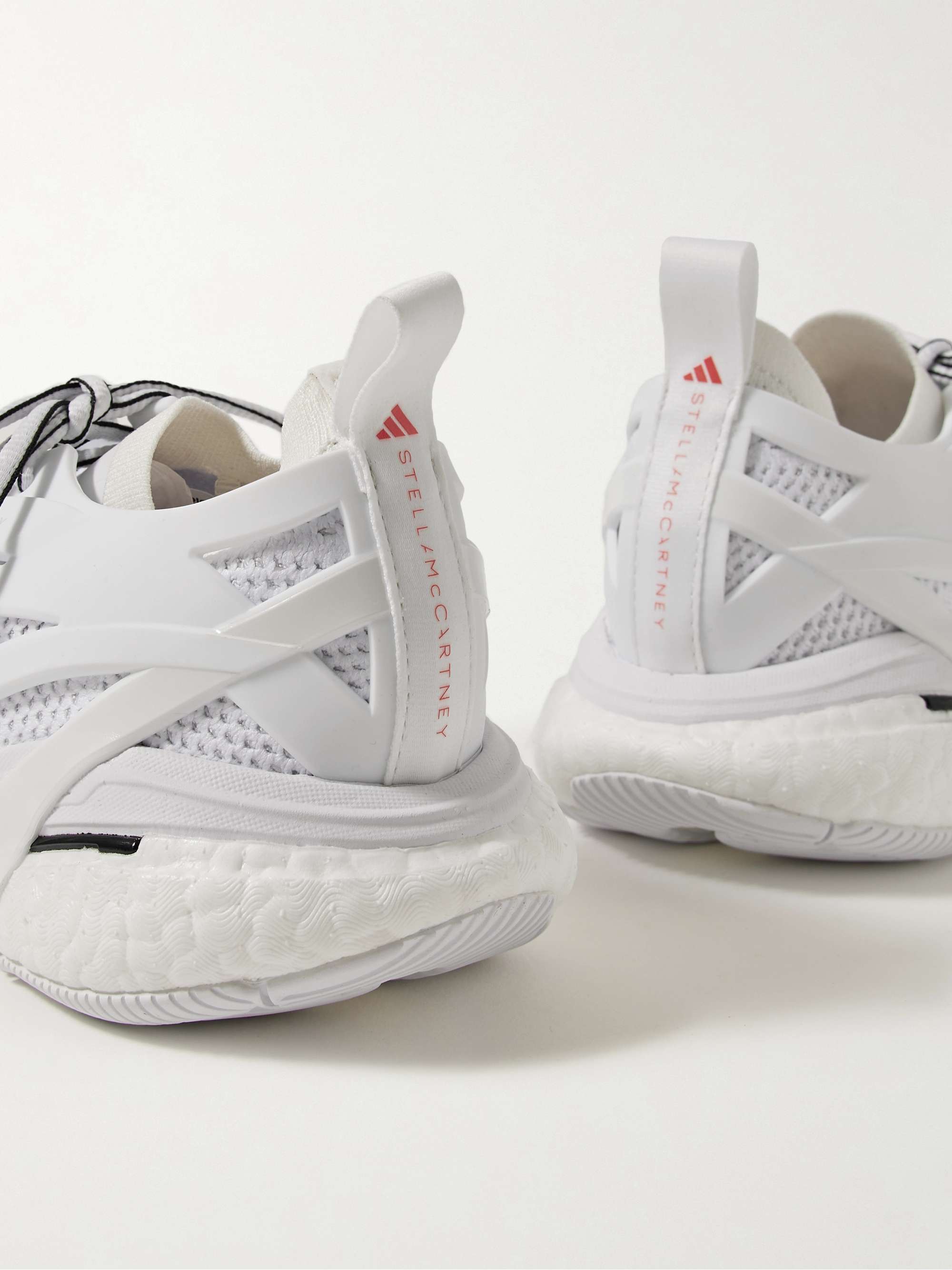 ADIDAS BY STELLA MCCARTNEY Solarglide Primeknit and rubber sneakers