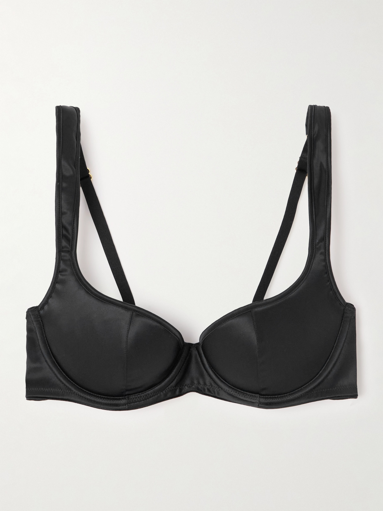Agent Provocateur Nikita Satin Underwired Balconette Bra In Black