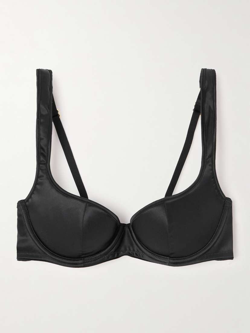 Agent Provocateur Nikita Satin Underwired Balconette Bra