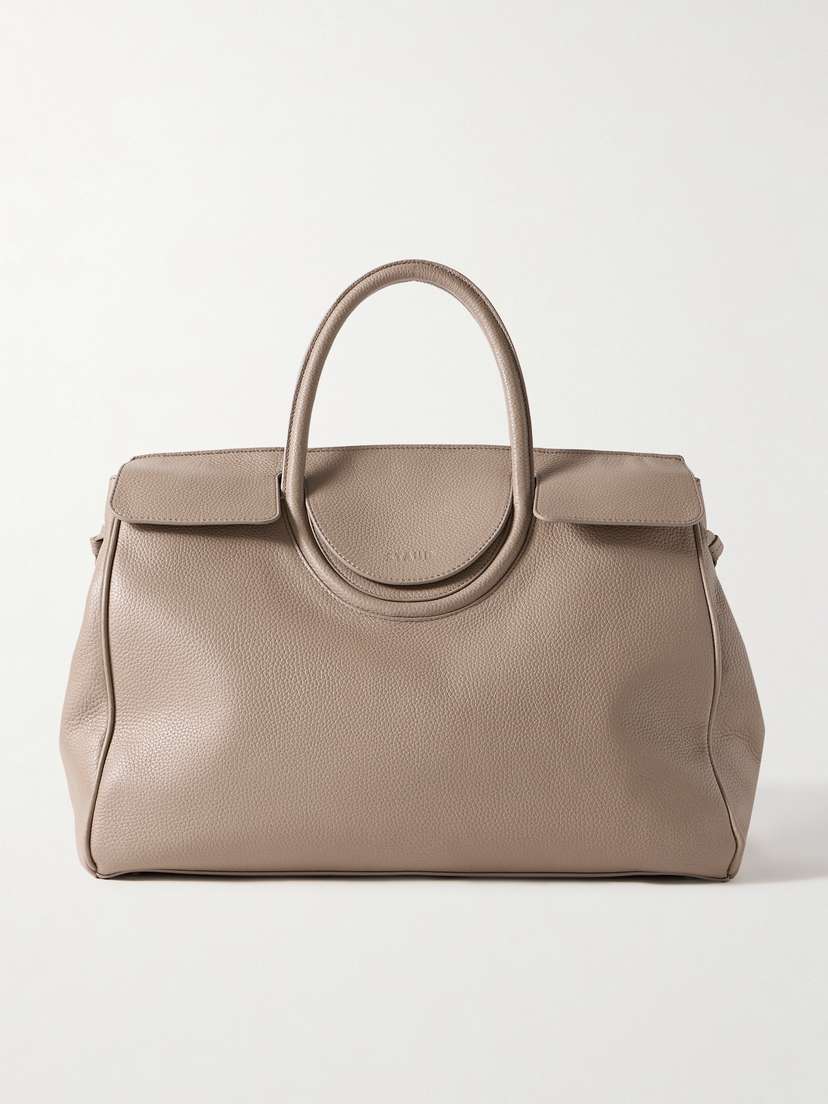 Staud Maude Textured-leather Tote
