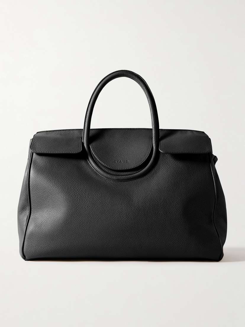Staud Maude Textured-leather Tote
