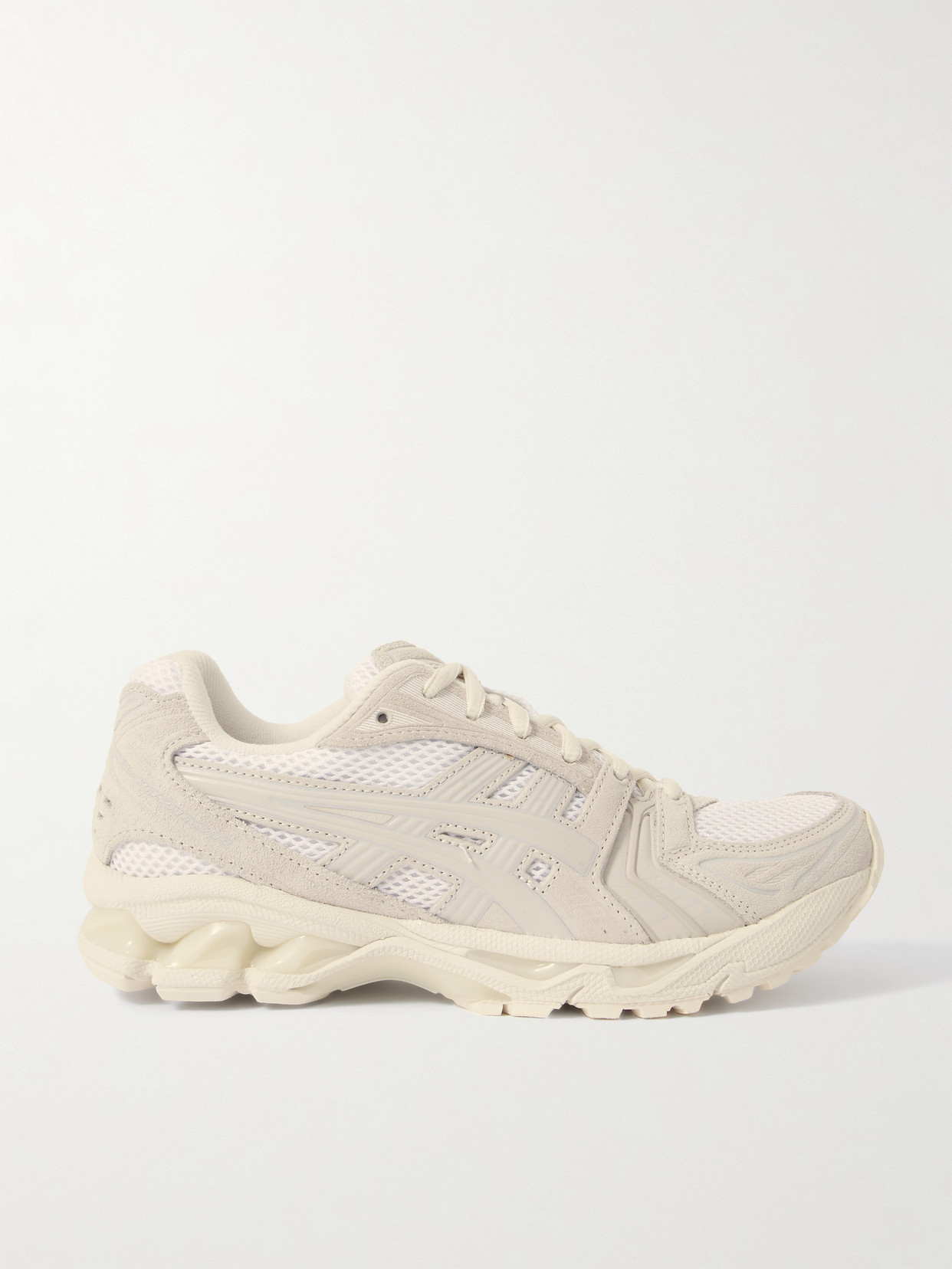Asics - Gel-kayano 14 Rubber-trimmed Canvas And Faux Leather Sneakers - Gray