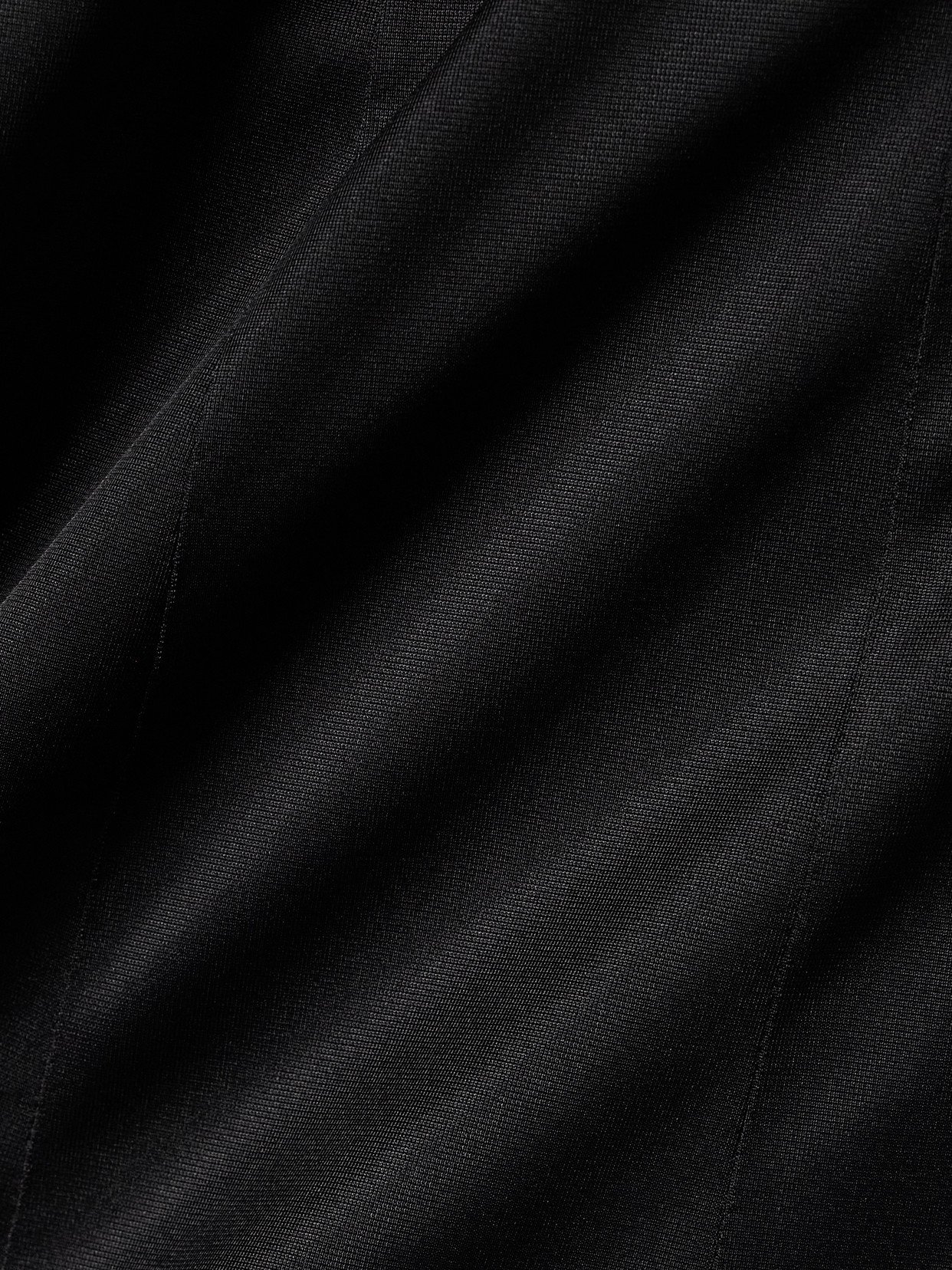 Maison Margiela Paneled Chiffon And Cotton Midi Skirt In Black