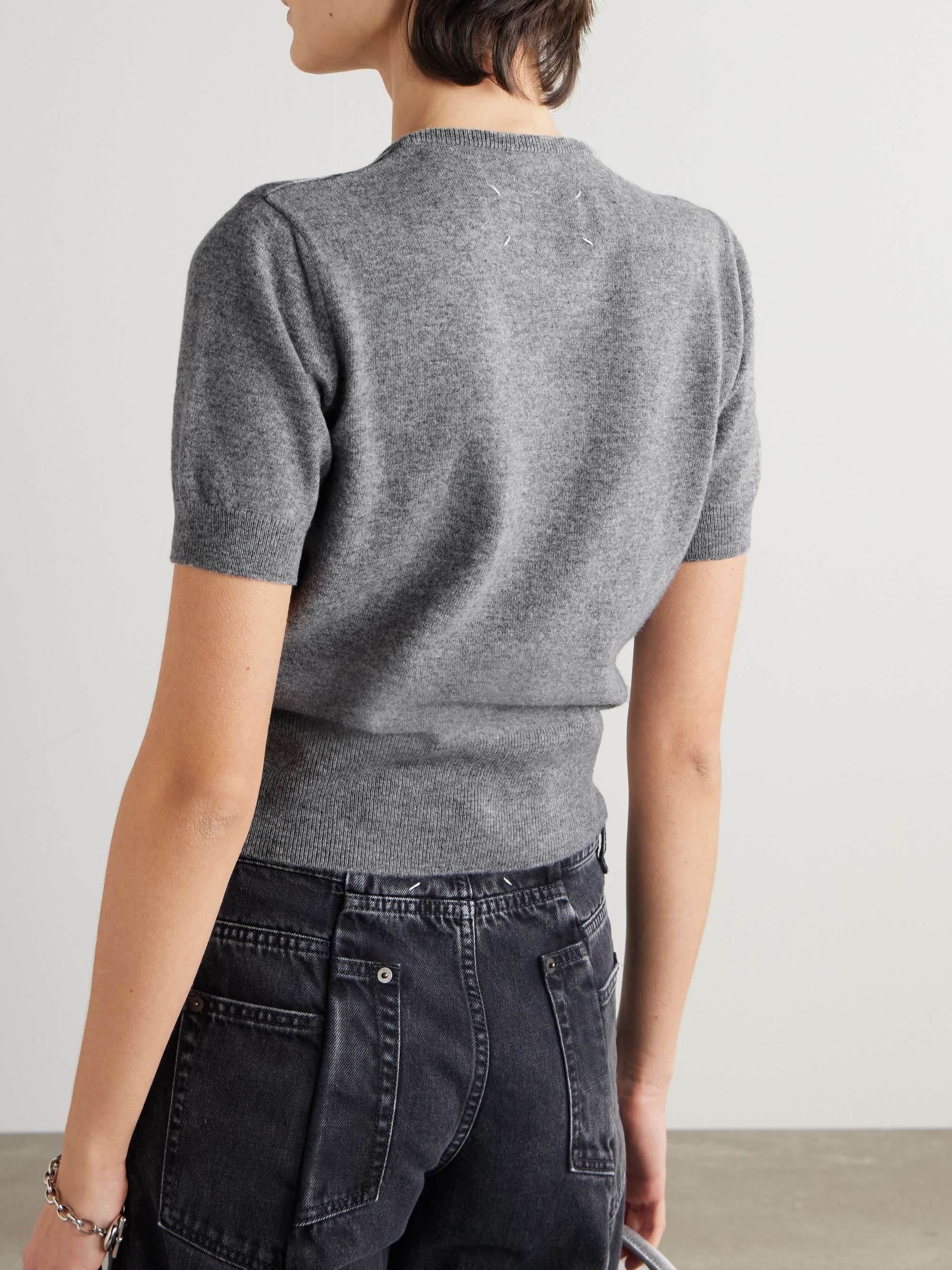 Gray Wool sweater | MAISON MARGIELA | NET-A-PORTER