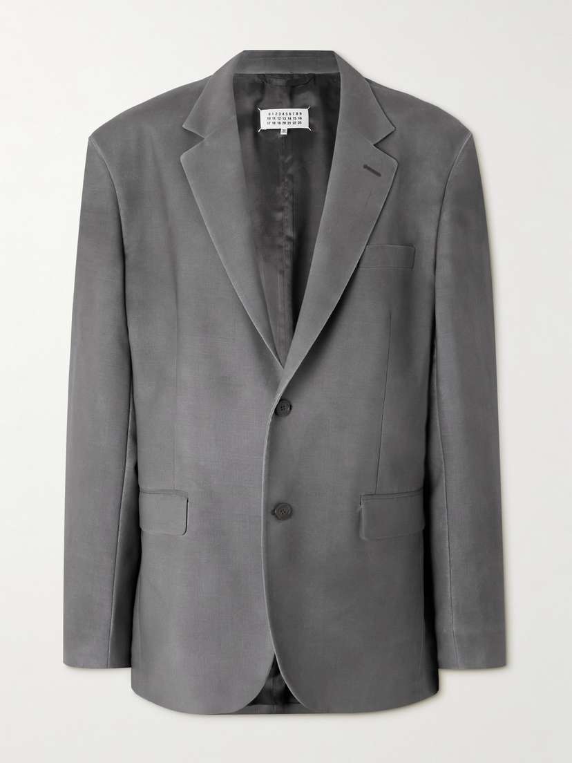 Maison Margiela Oversized Mohair And Wool-blend Blazer