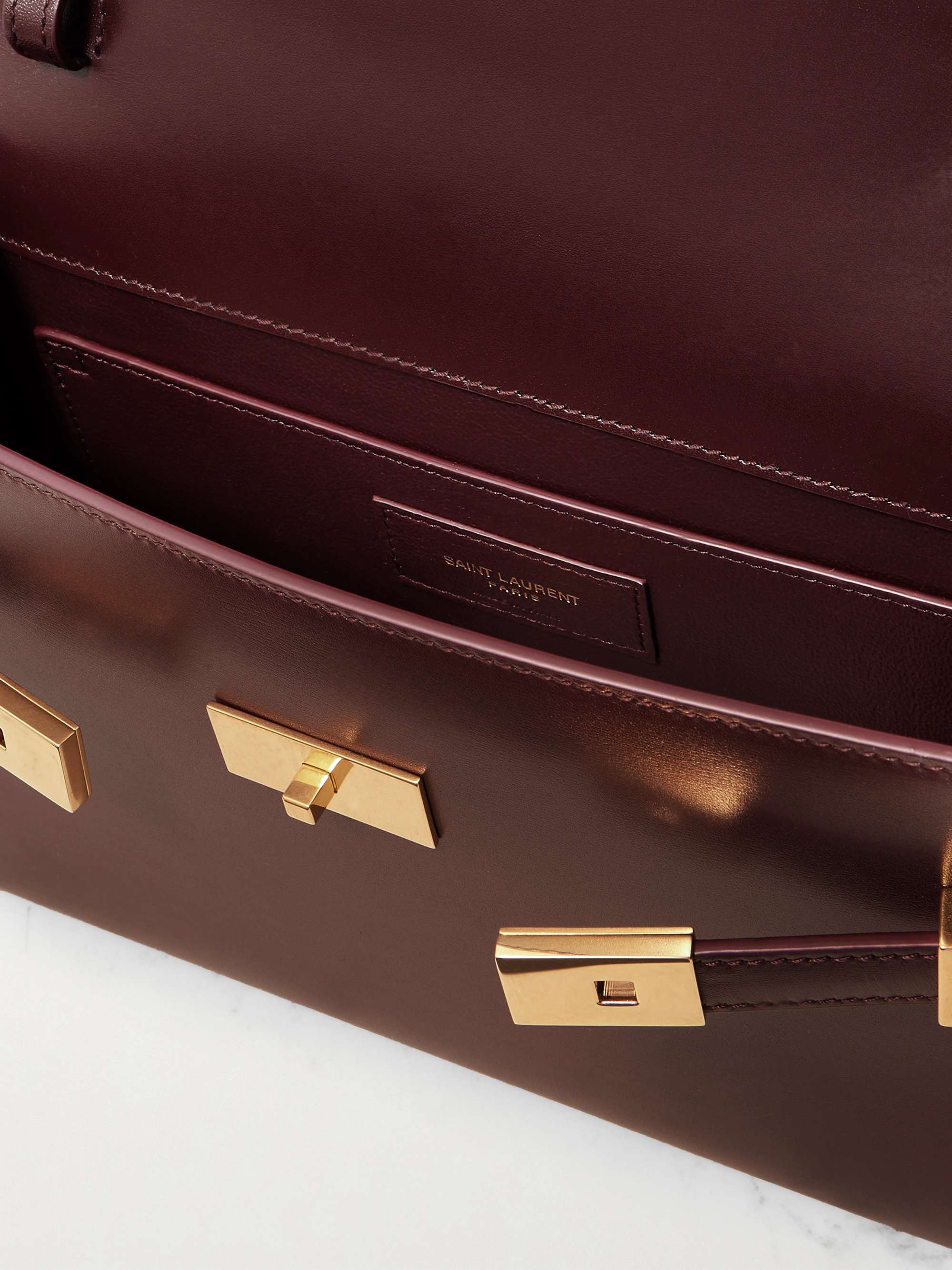 SAINT LAURENT Manhattan small leather shoulder bag