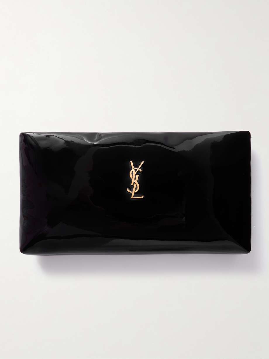 SAINT LAURENT Calypso Long 漆光面料小袋 | NET-A-PORTER
