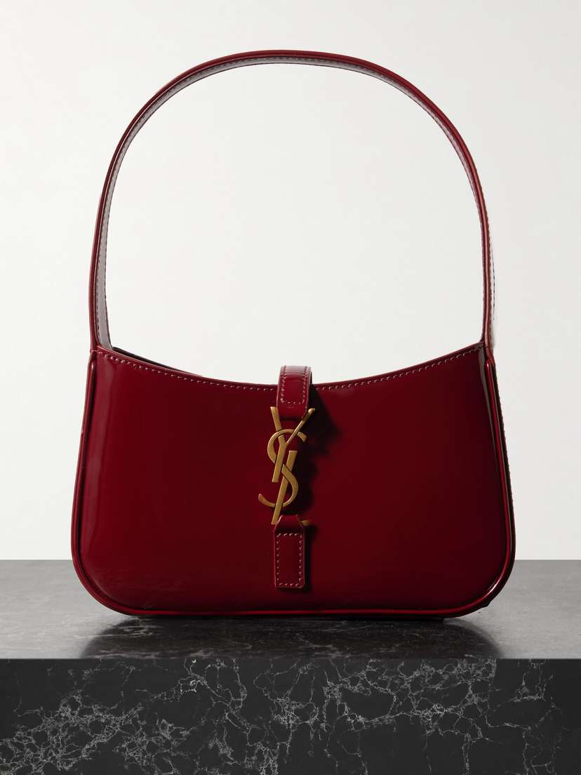 Saint Laurent Le 5 À 7 Mini Patent-leather Shoulder Bag