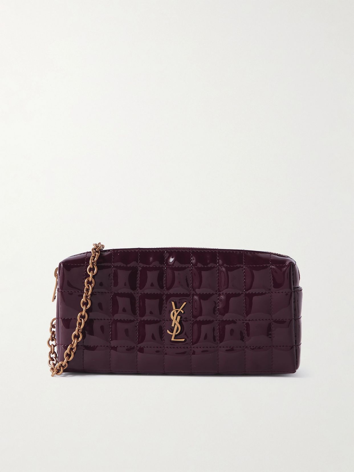 Cassandre mini matelassé vinyl clutch