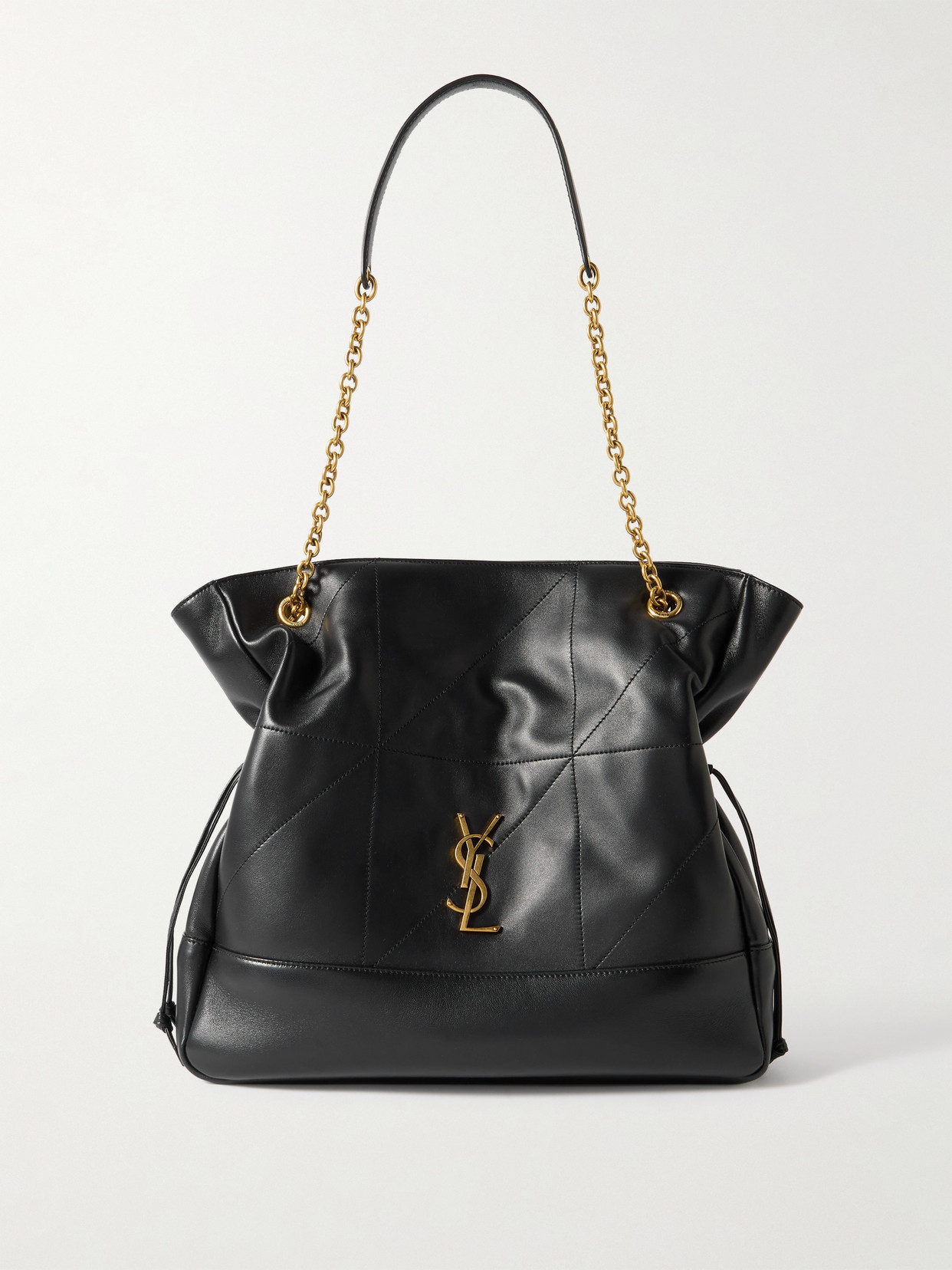 SAINT LAURENT - Jamie 4.3 Appliquéd Quilted Leather Shoulder Bag - Black