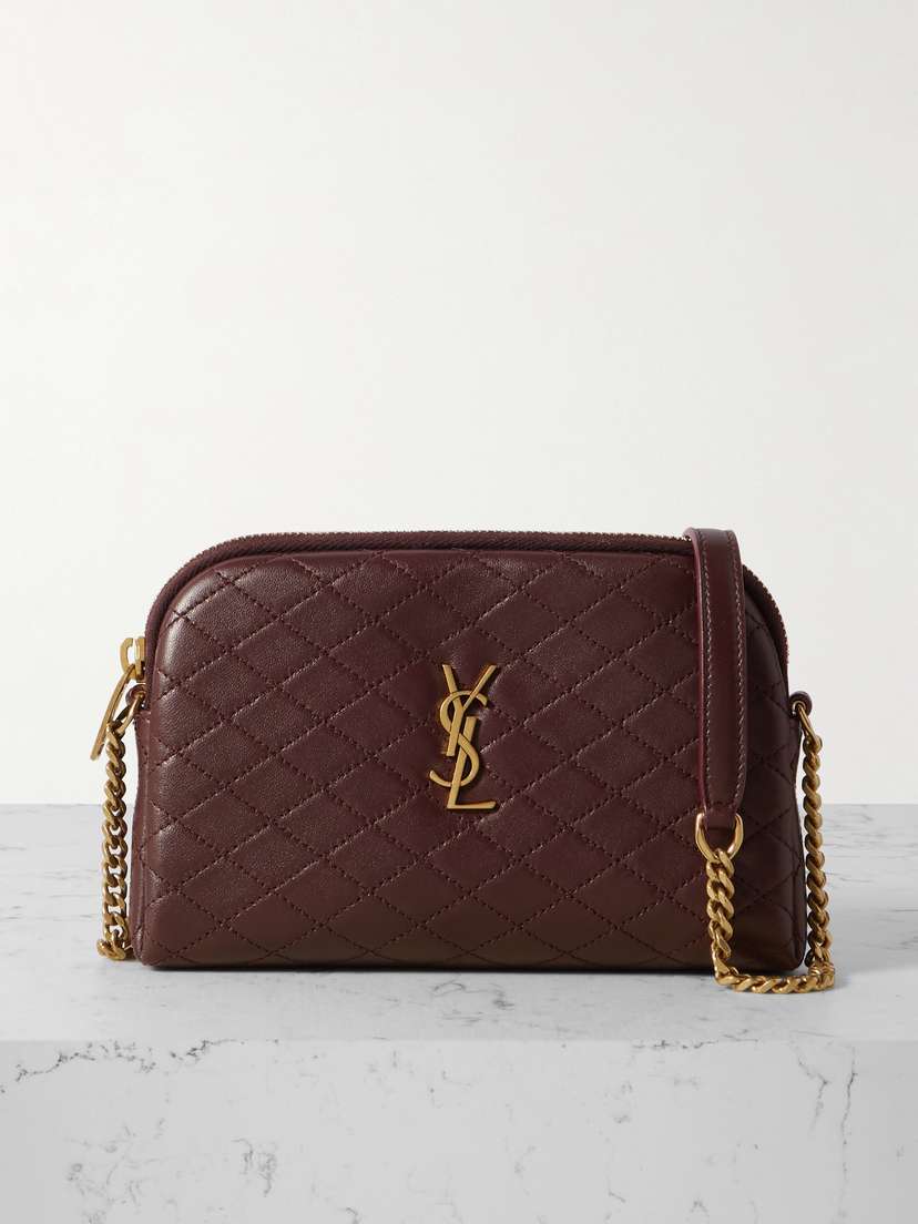 Saint Laurent Gaby Medium Quilted Leather Shoulder Bag