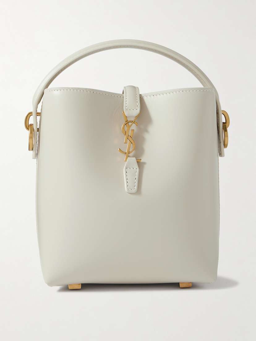 Saint Laurent Le 37 Mini Leather Bucket Bag
