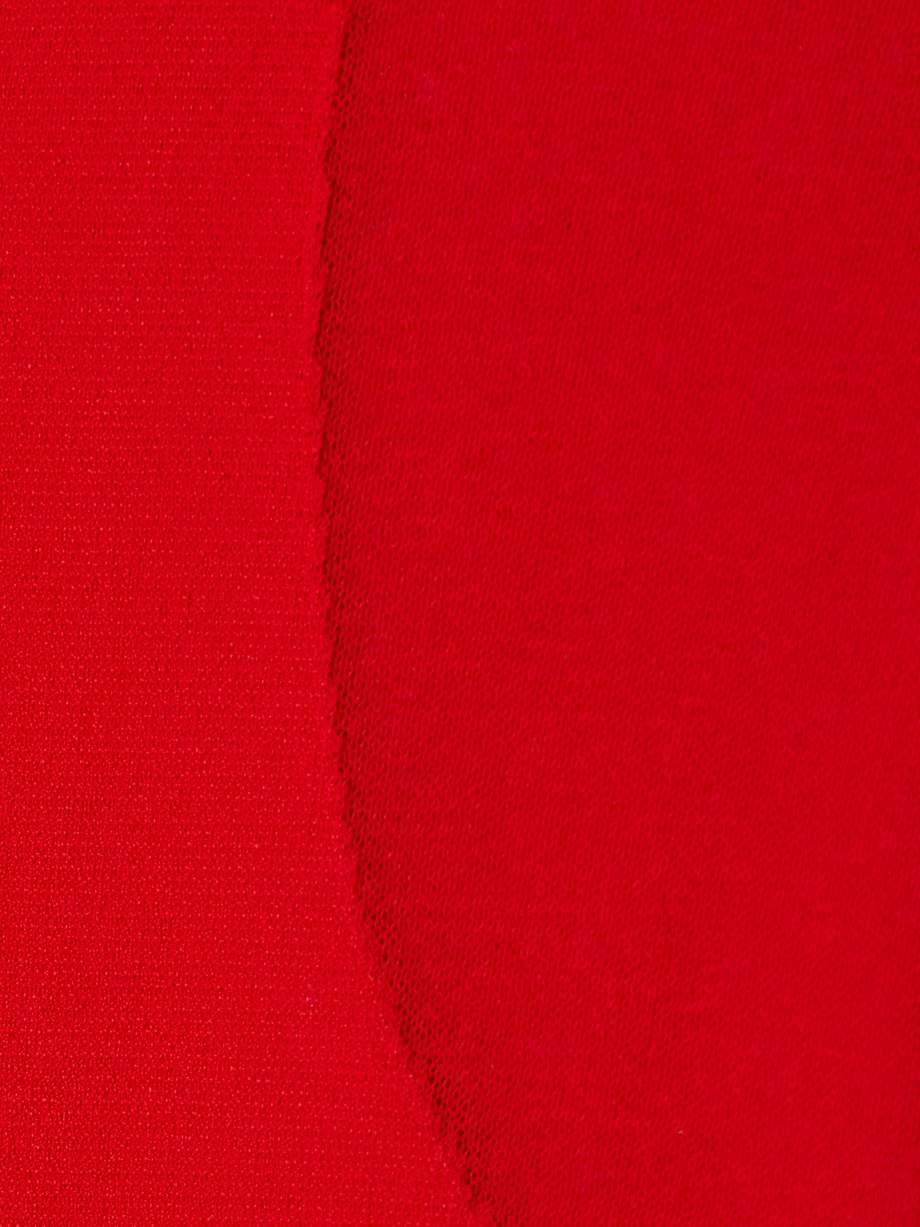 miracle paneled stretch-knit midi dress