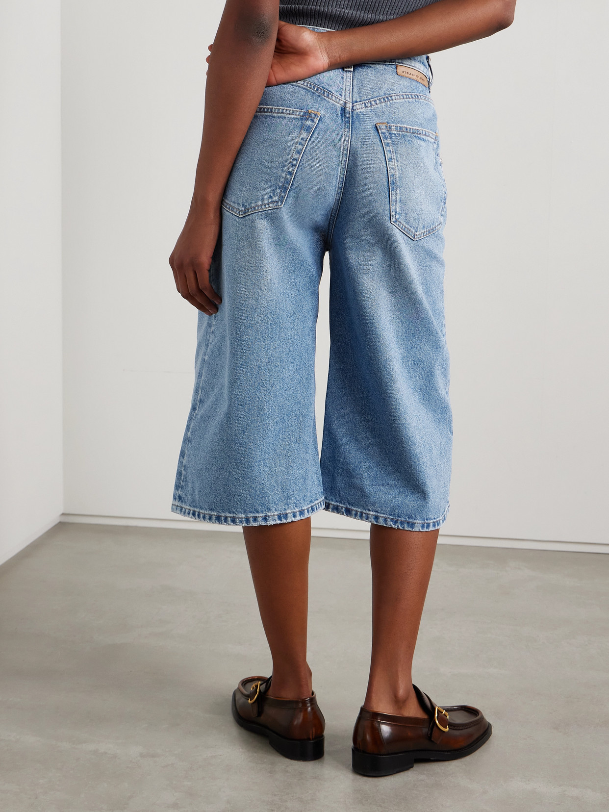 STELLA MCCARTNEY ORGANIC DENIM SHORTS