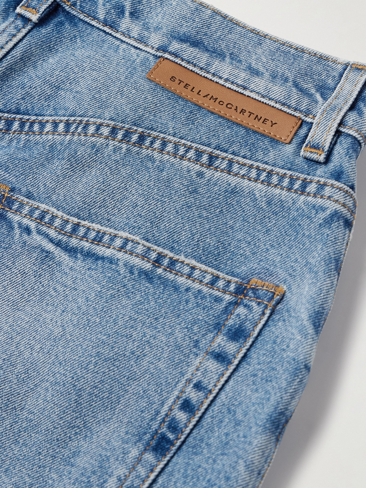 STELLA MCCARTNEY ORGANIC DENIM SHORTS