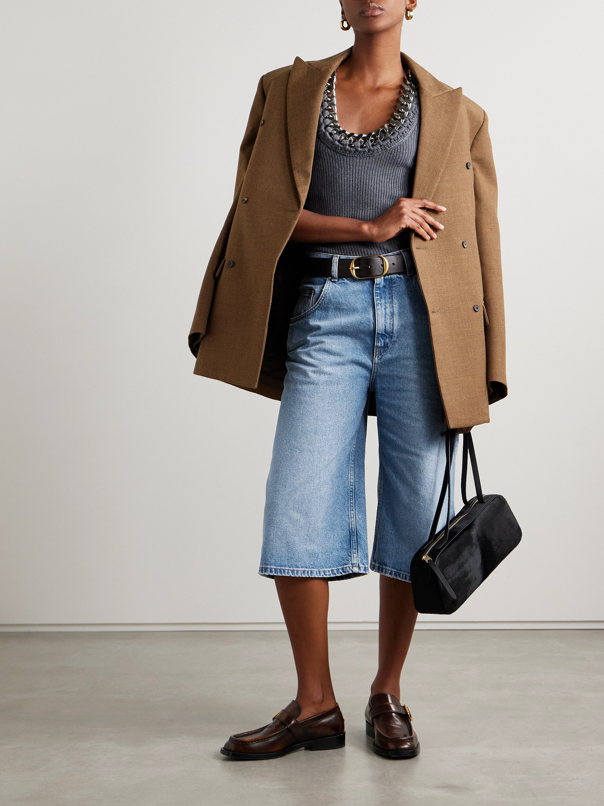 STELLA MCCARTNEY ORGANIC DENIM SHORTS