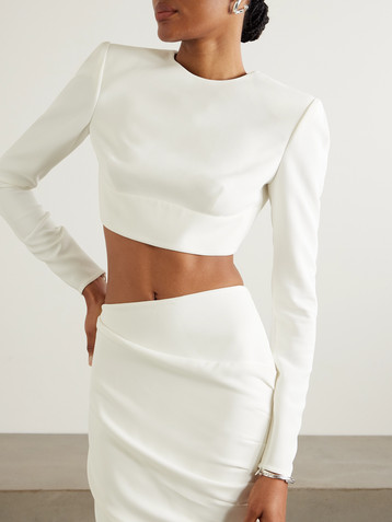 Stella McCartney Cropped cady top