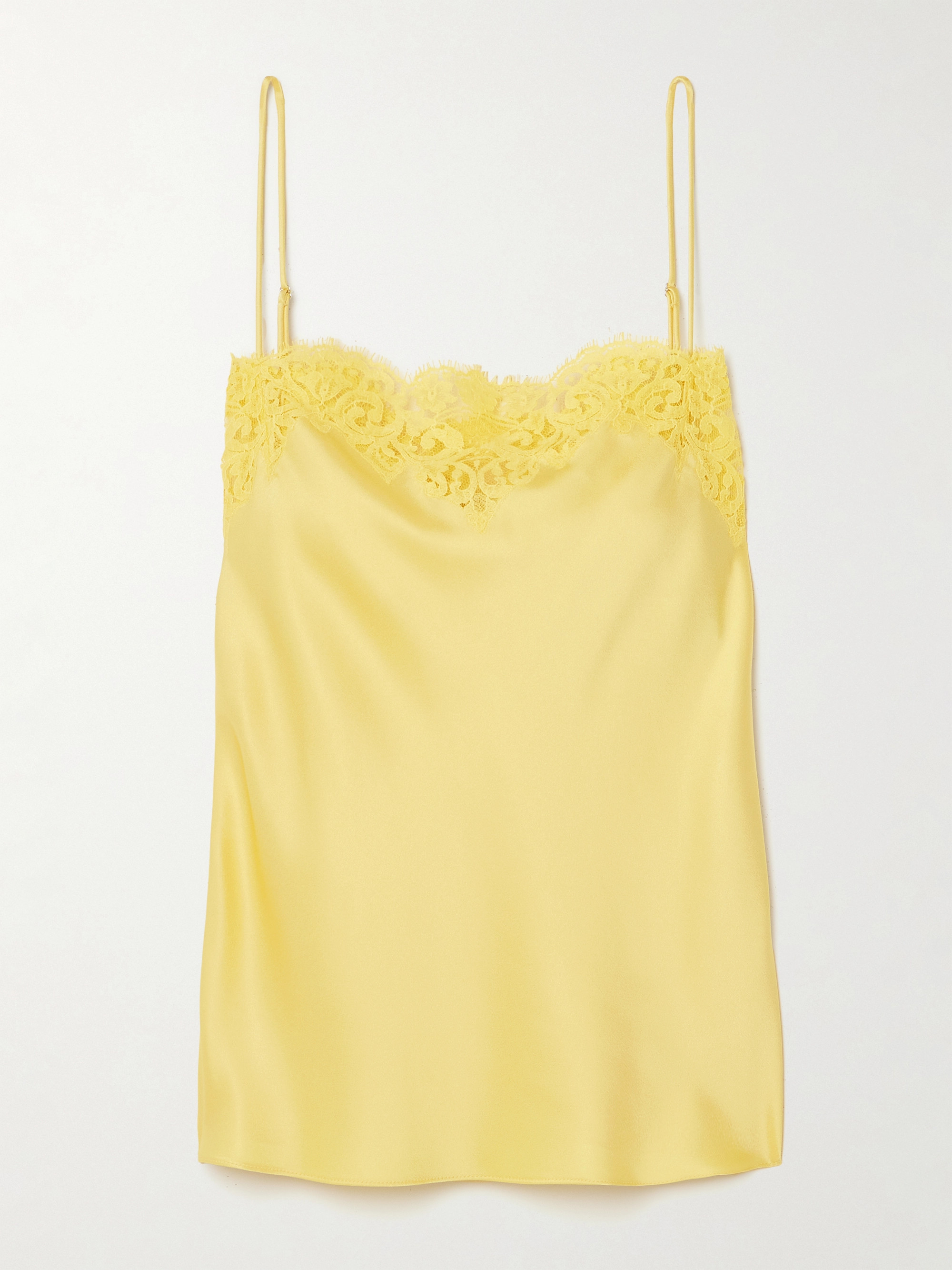 Stella McCartney Iconic lace-trimmed satin camisole thumbnail