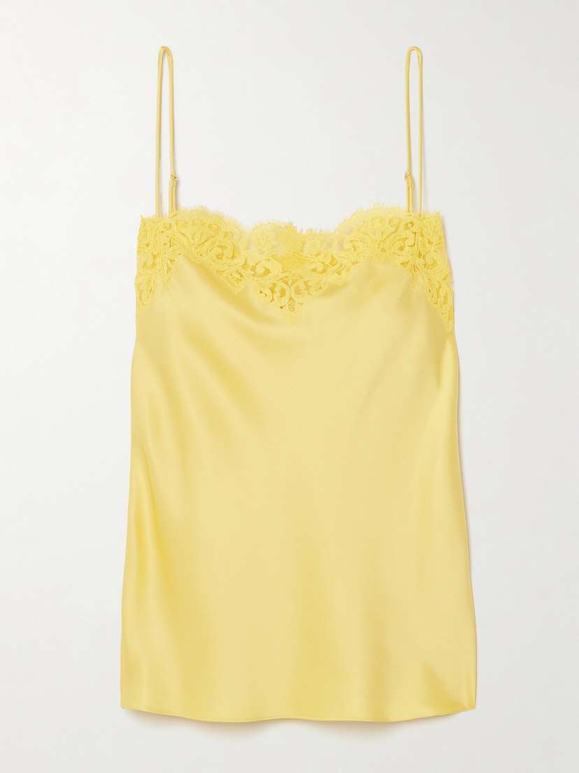 Stella McCartney Iconic Lace-trimmed Satin Camisole