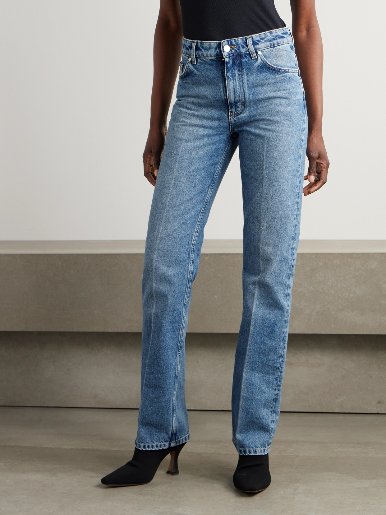 Straight-Leg Organic Jeans