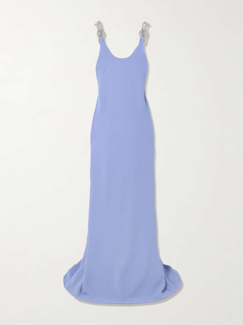 Stella McCartney Crystal-embellished Crepe Gown