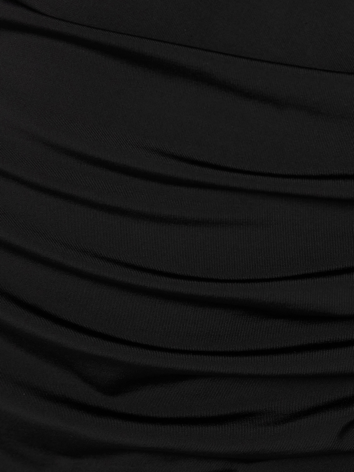 Stella Mccartney Draped Cape-effect Stretch-jersey Midi Dress In Black