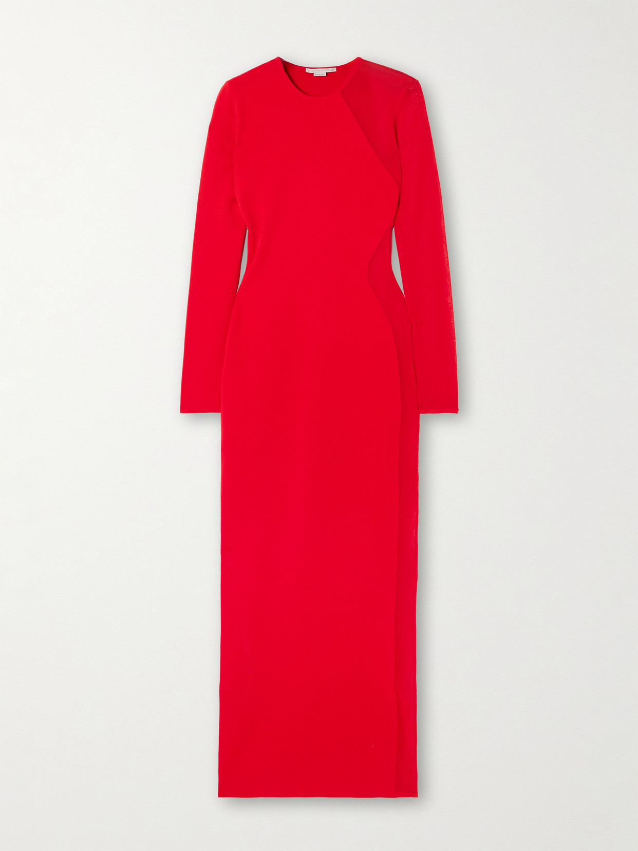 Stella Mccartney Miracle Paneled Knitted Midi Dress In Unknown