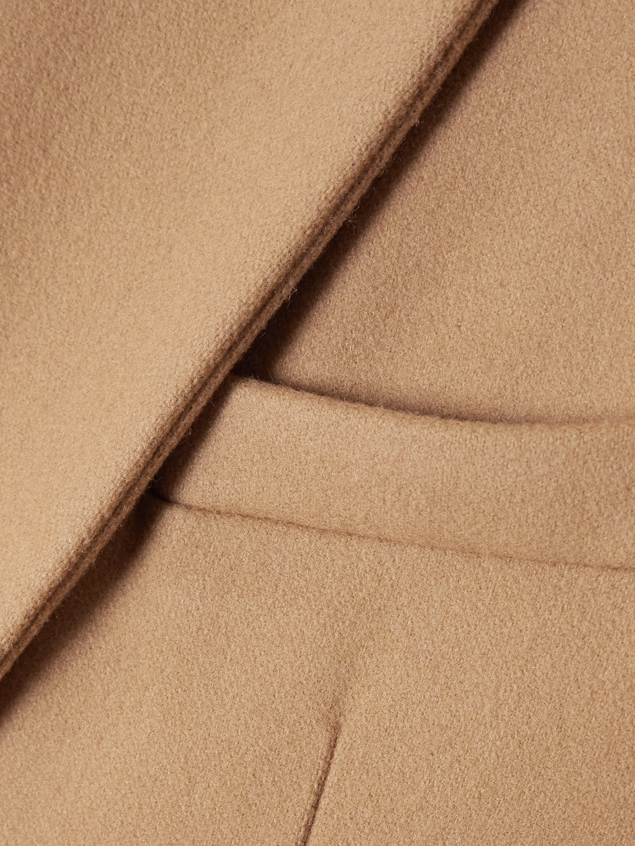 Stella Mccartney Oversized Double-breasted Wool Coat In Brown