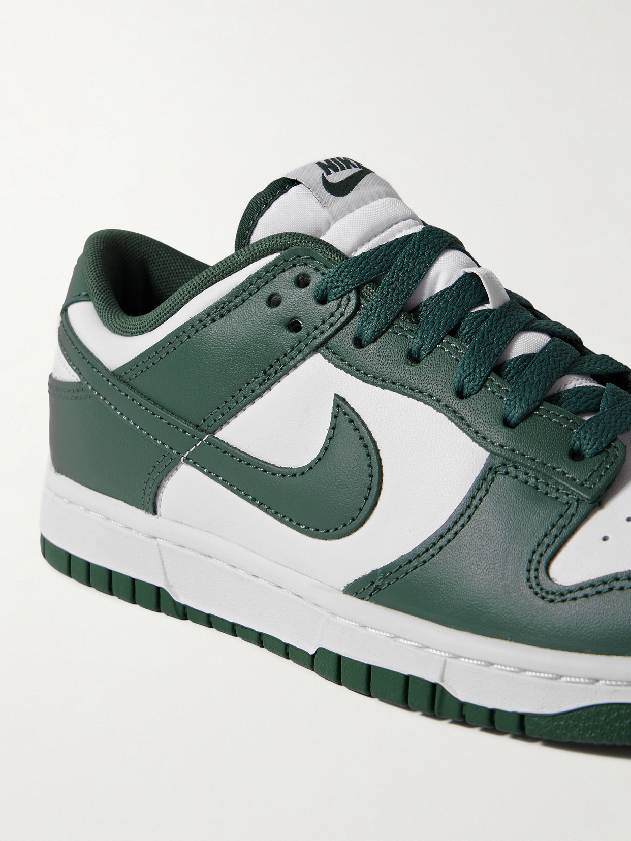 Nike Women's Dunk Low Sneaker In White/pro Green/coconut Milk In Green