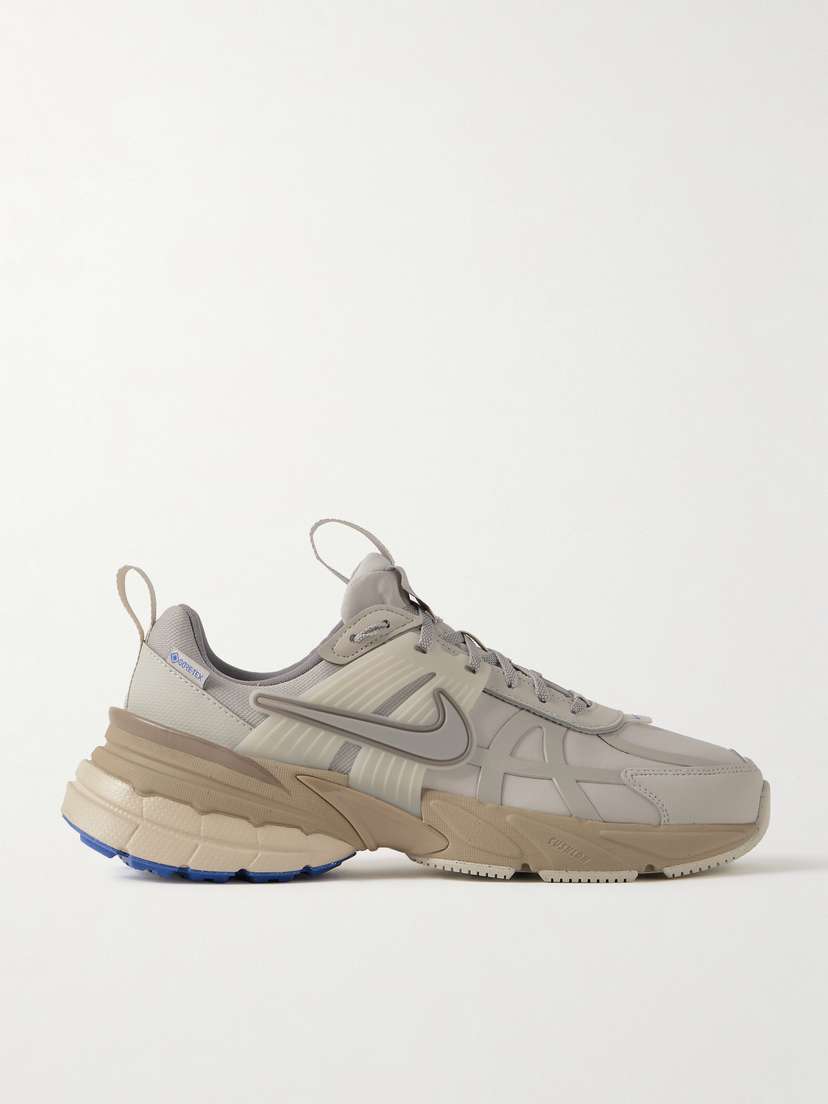 Nike V2k Run Rubber And Leather-trimmed Gore-tex Sneakers