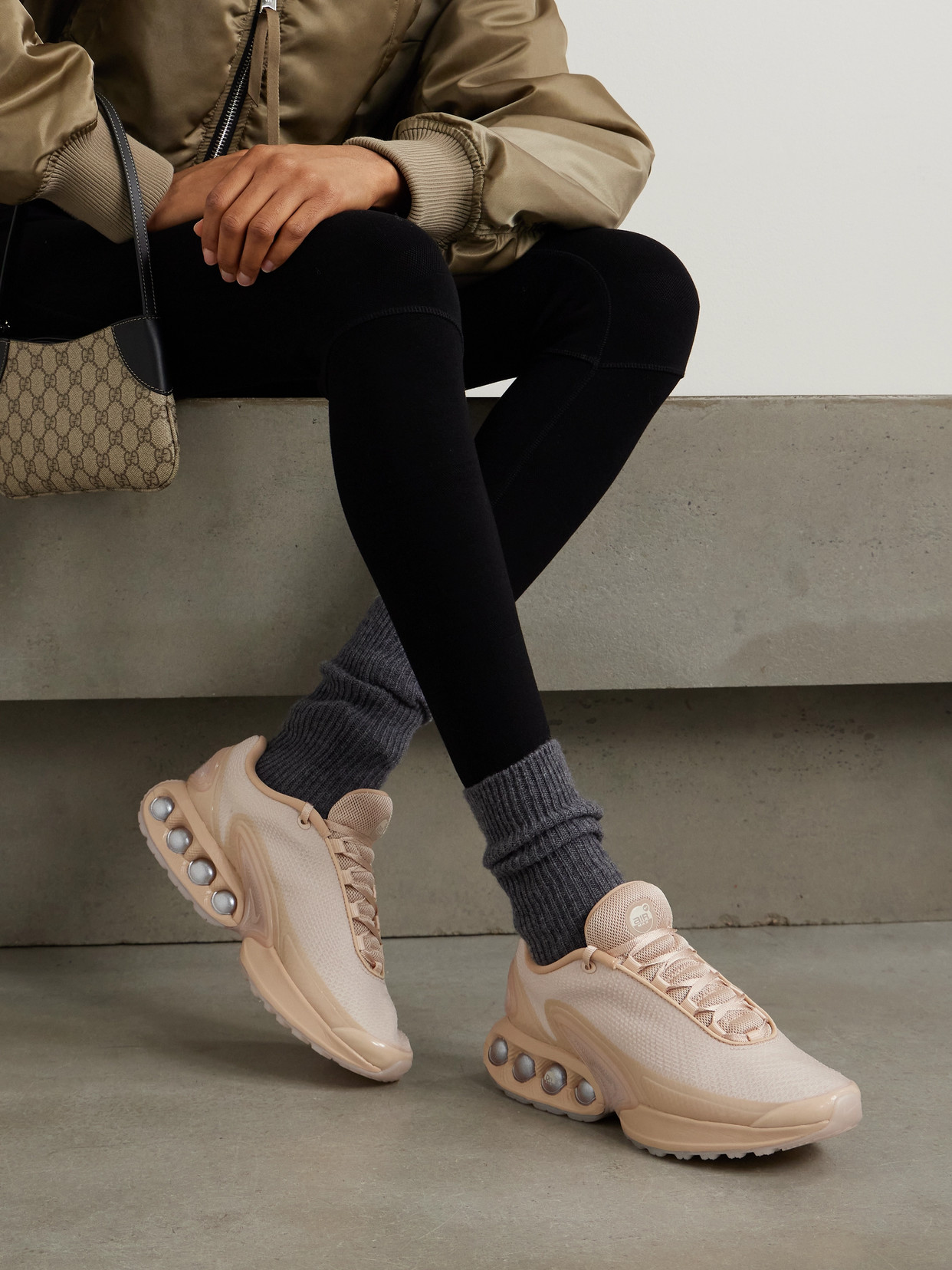 + Isamaya Ffrench Air Max Dn Rubber-Trimmed Sneakers