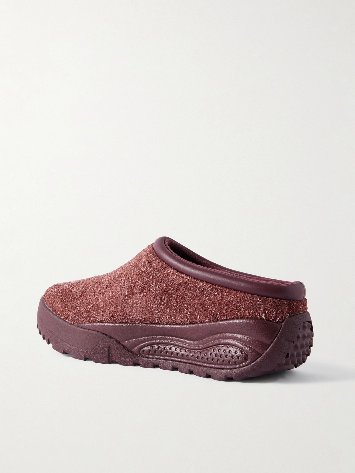 Acg Rufus Leather-Trimmed Suede Slip-On Sneakers