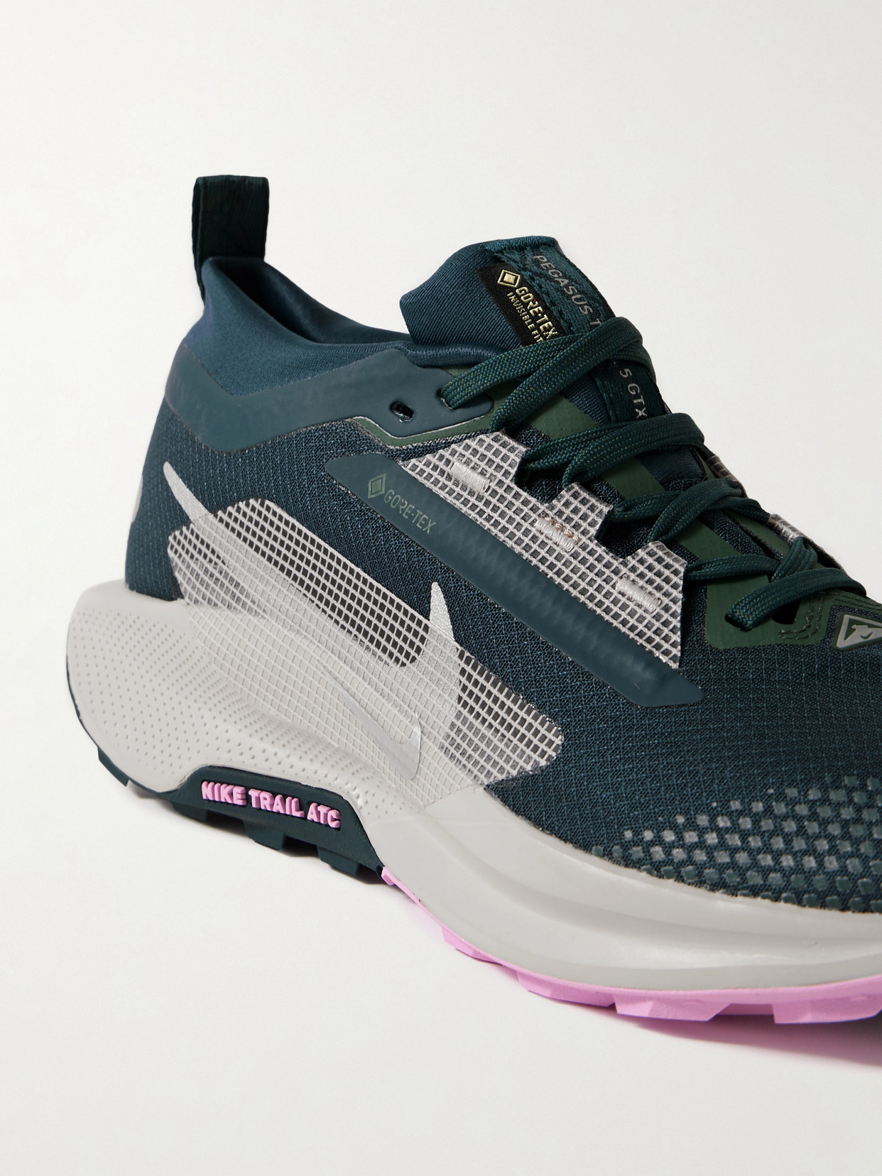 Nike Pegasus Trail Fq0912-400 Womens Navy Gore-tex Running Shoes Rhs6265 In Blue