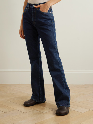 Burberry High-rise flared jeans