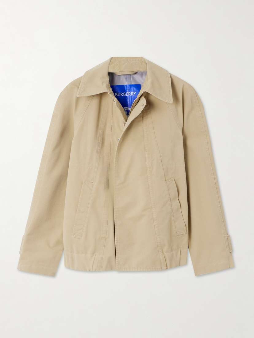 Burberry Paneled Cotton-canvas Jacket