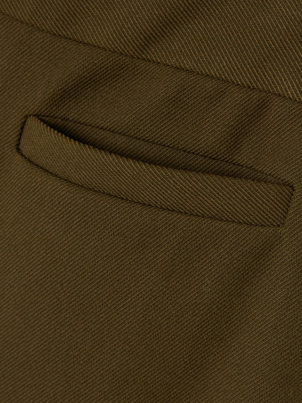 BURBERRY TWILL FLARED PANTS