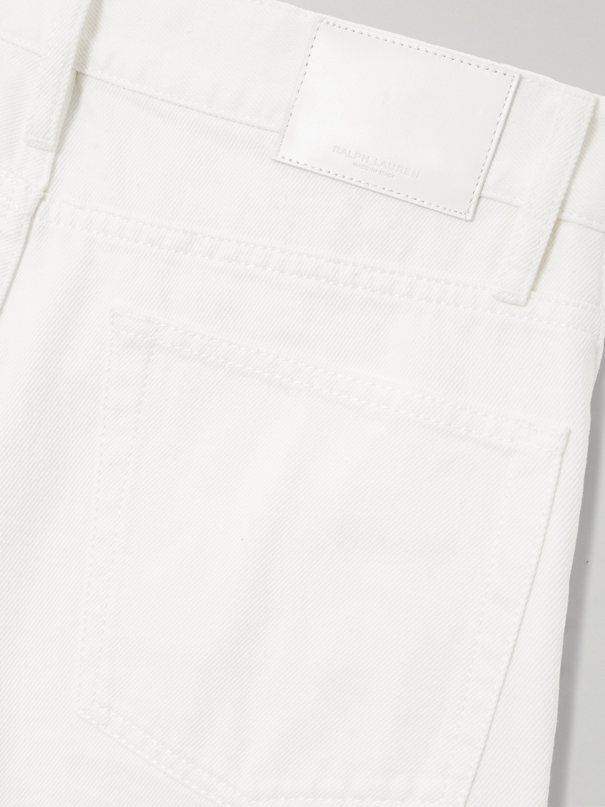 Polo Ralph Lauren Mid-rise Wide-leg Jeans In White