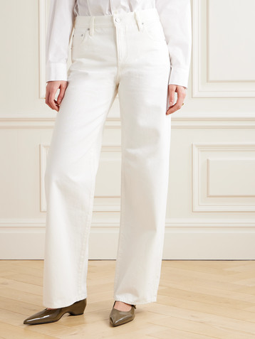 Ralph Lauren Collection Mid-rise wide-leg jeans