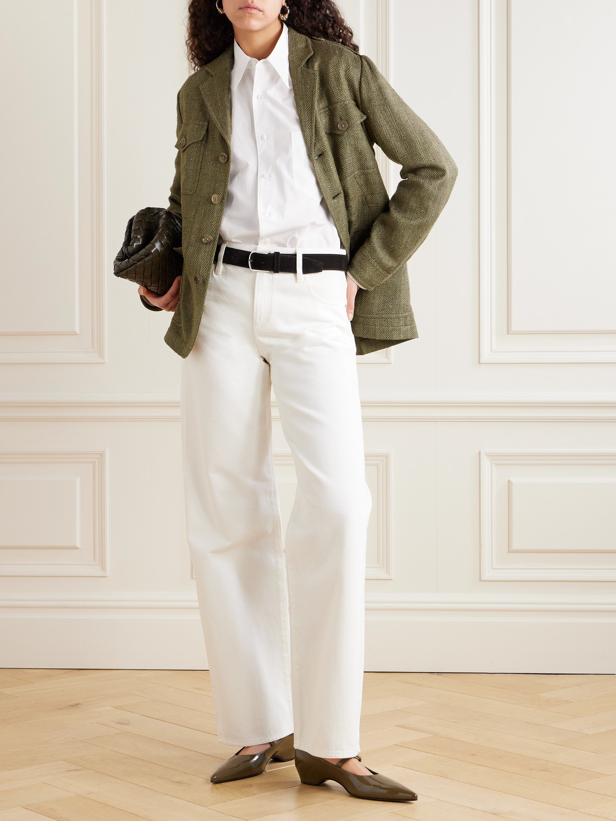 Polo Ralph Lauren Mid-rise Wide-leg Jeans In White