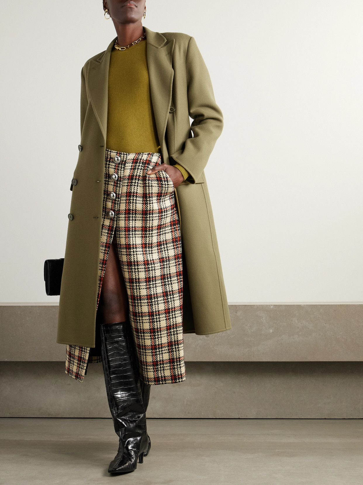 Collection - Adalaide Double-Breasted Wool And Cashmere-Blend Coat
